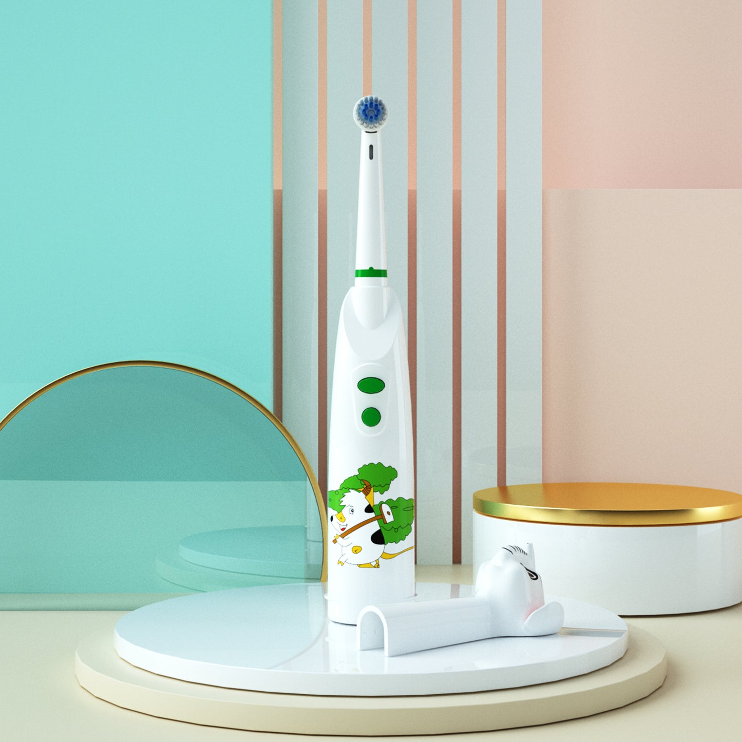 s's Electric Toothbrush Soft Bristles Battery Powered Safe Effective Cleaning Best Gift for Dad Mom on Special Occasions