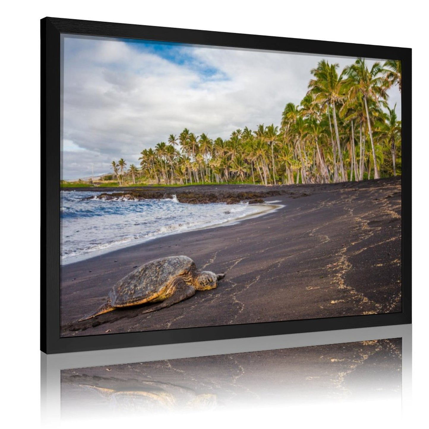 Tropical Beach Turtle Canvas Painting Wall Decoration-27