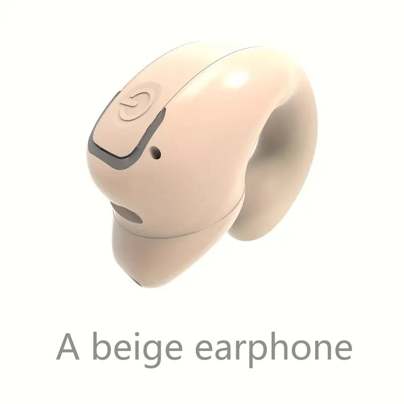 Wireless Bone Conduction Open Ear Clip Earbuds for Sports Running Cycling with Noise Cancelling Openear Design High Quality Sound Secure Fit