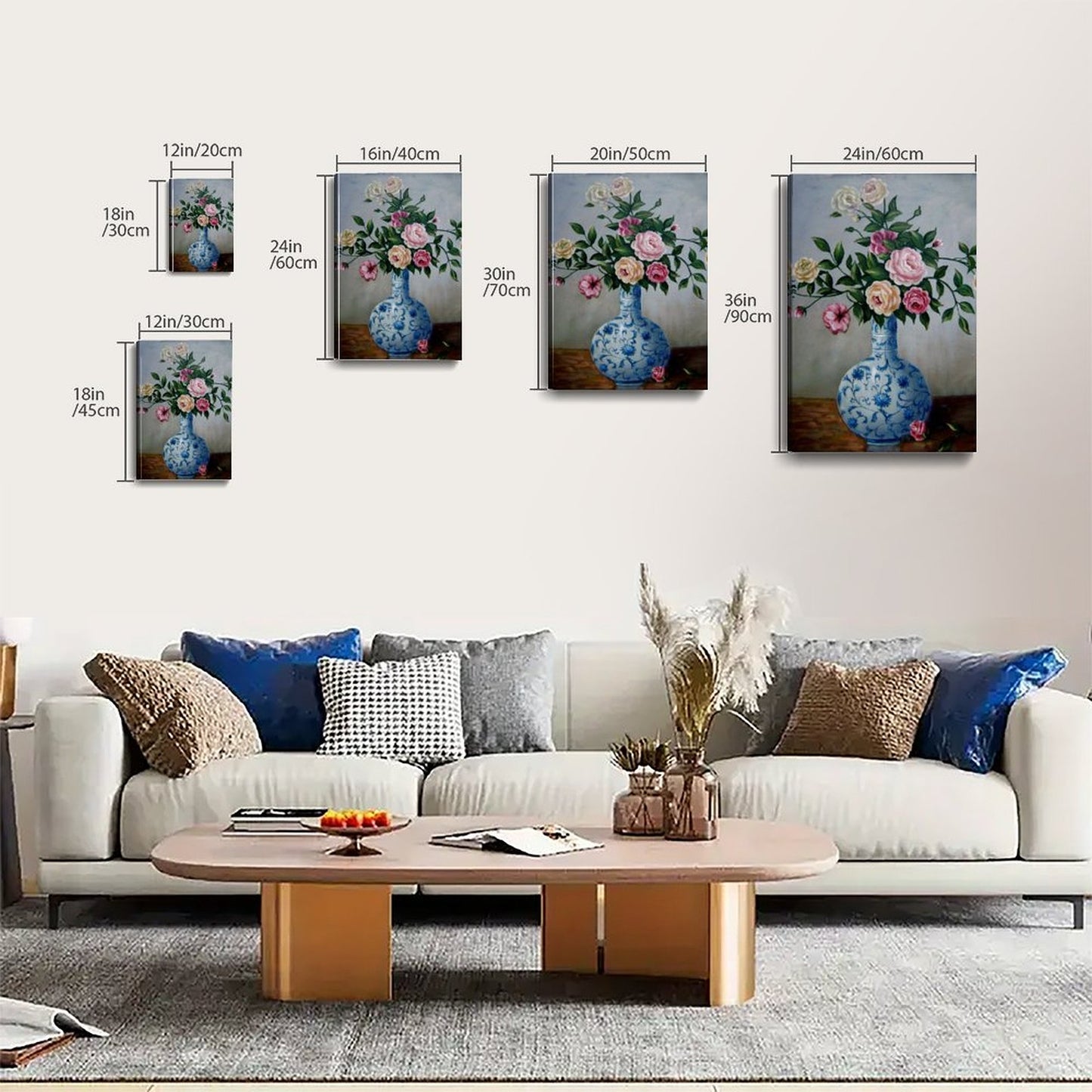 Vivid Flower Artwork for Bedroom or Living Room 33
