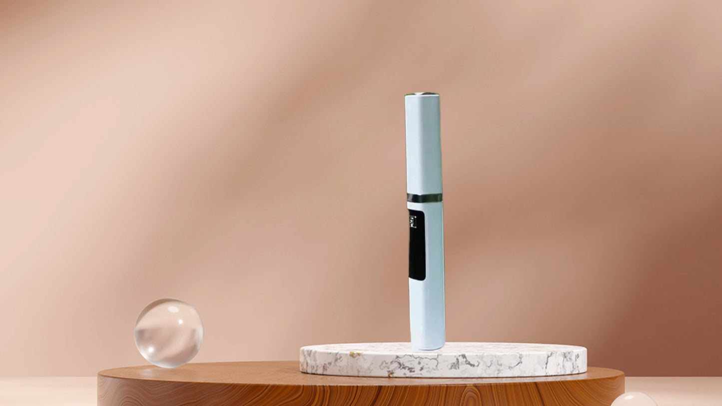 Cordless Electric Toothbrush 5 Modes USB Rechargeable 2 Replaceable Heads Dental Plaque Remover 2 LED Lights 36V Power Portable Teeth Cleaner New Year Gift