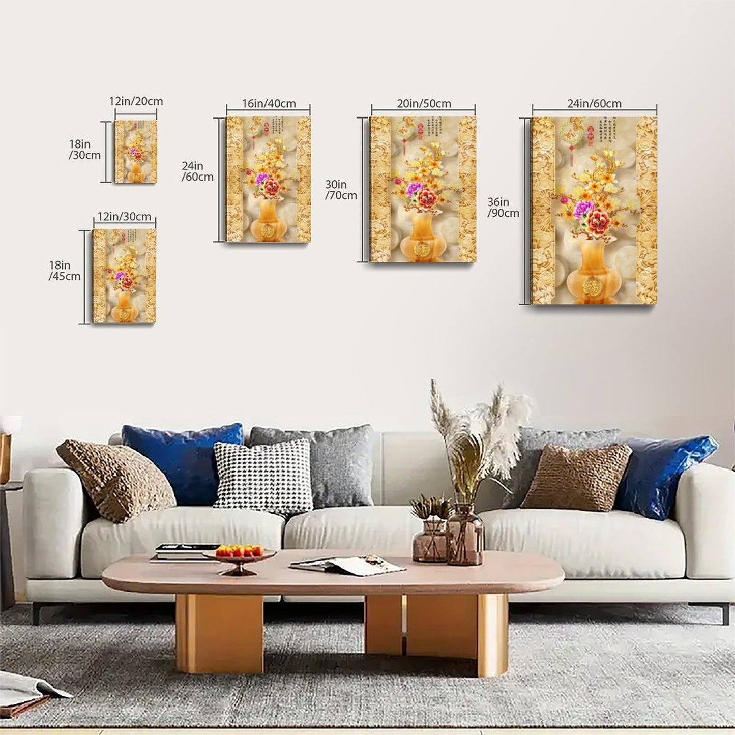 Modern Minimalist Floral Print Wall Art 17