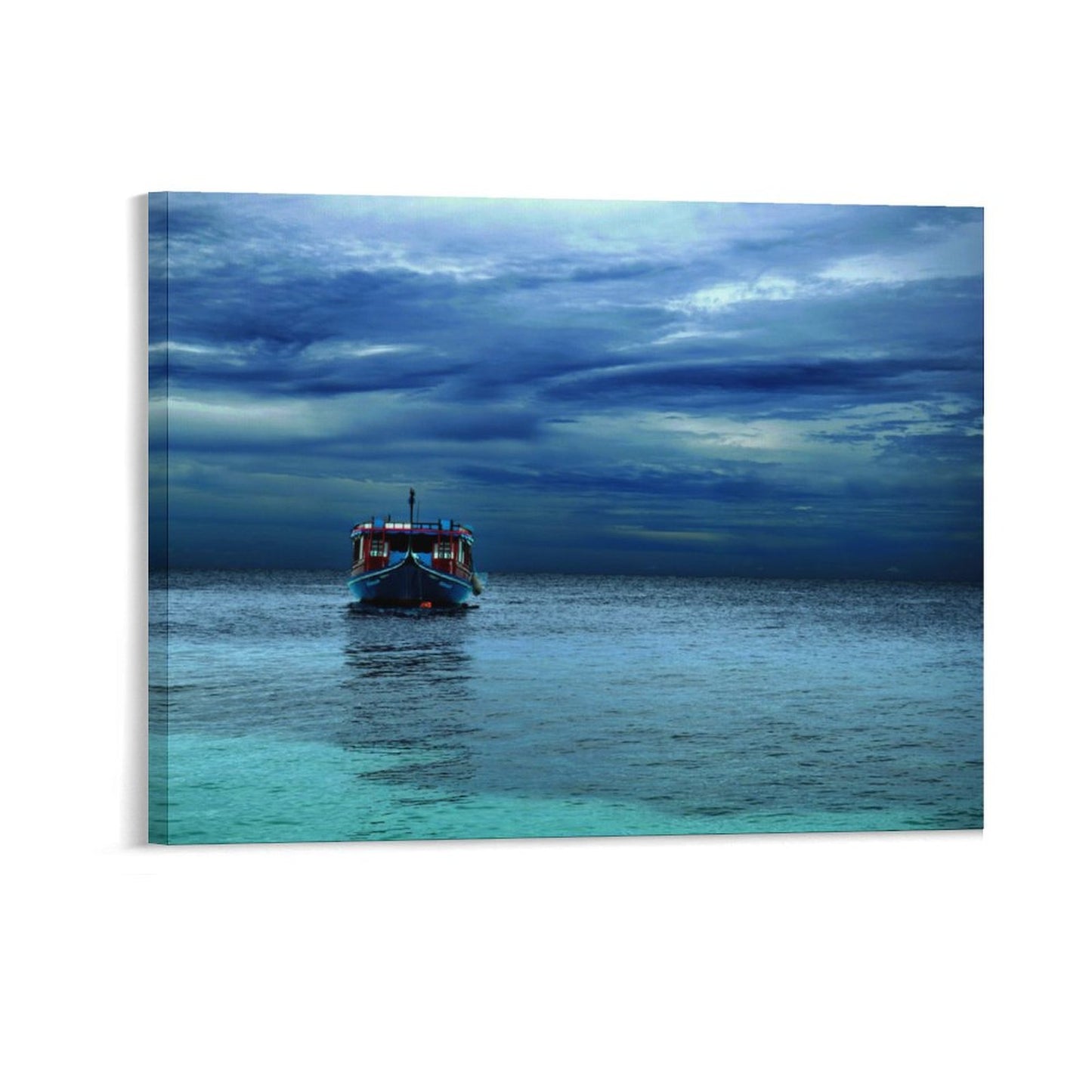 Ready-to-Hang Framed Painting, Easy Wall Mounting Kit