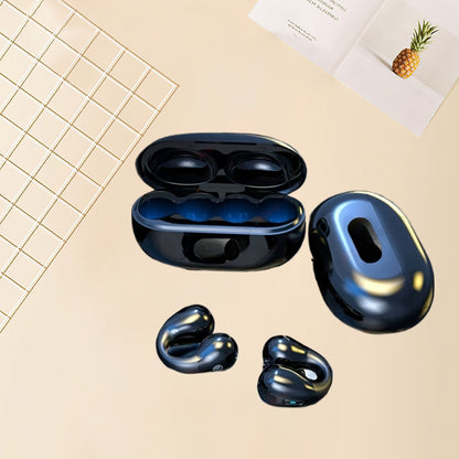 2025 New True Wireless Clip-On Sports Headset with HIFI Bass Stereo HD Calling for Android iPhone Gaming Halloween Gift