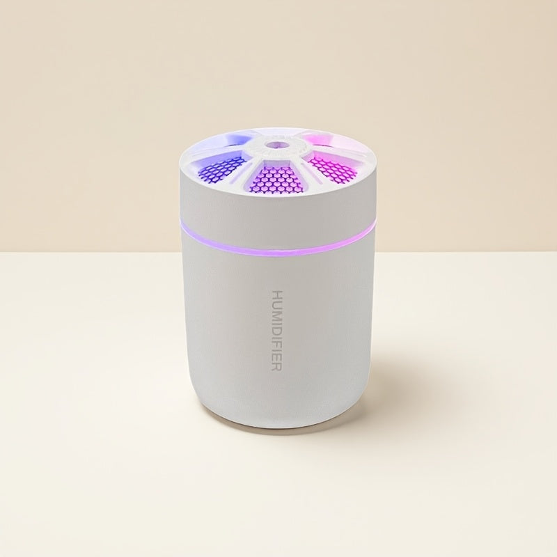 Mini USB Air Humidifier 180ml Portable Aromatherapy Diffuser Quiet Mist Sprayer for Home Car Office Durable Plastic Compact Design Great Holiday Gift