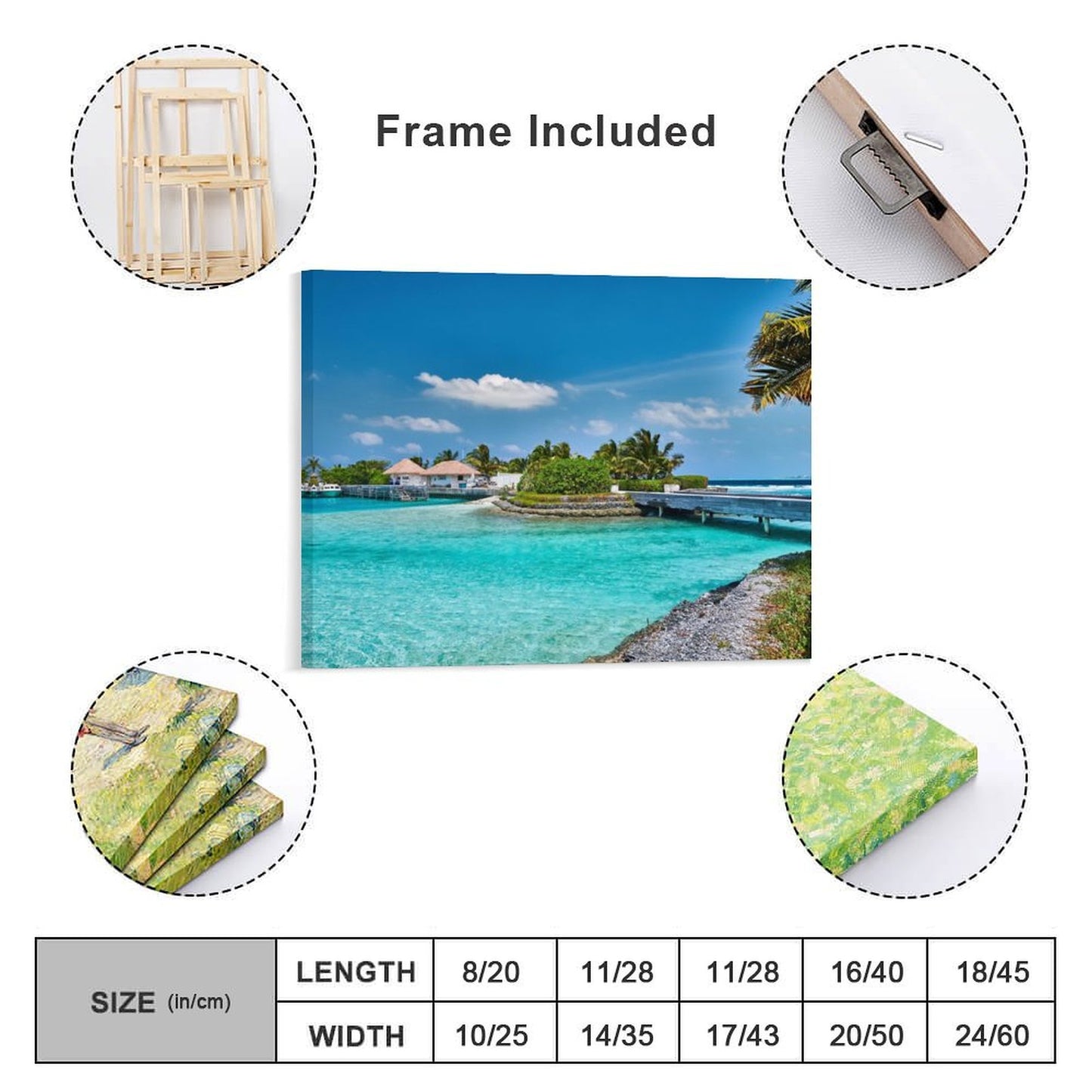 Durable Framed Canvas Picture, Enhances Your Space