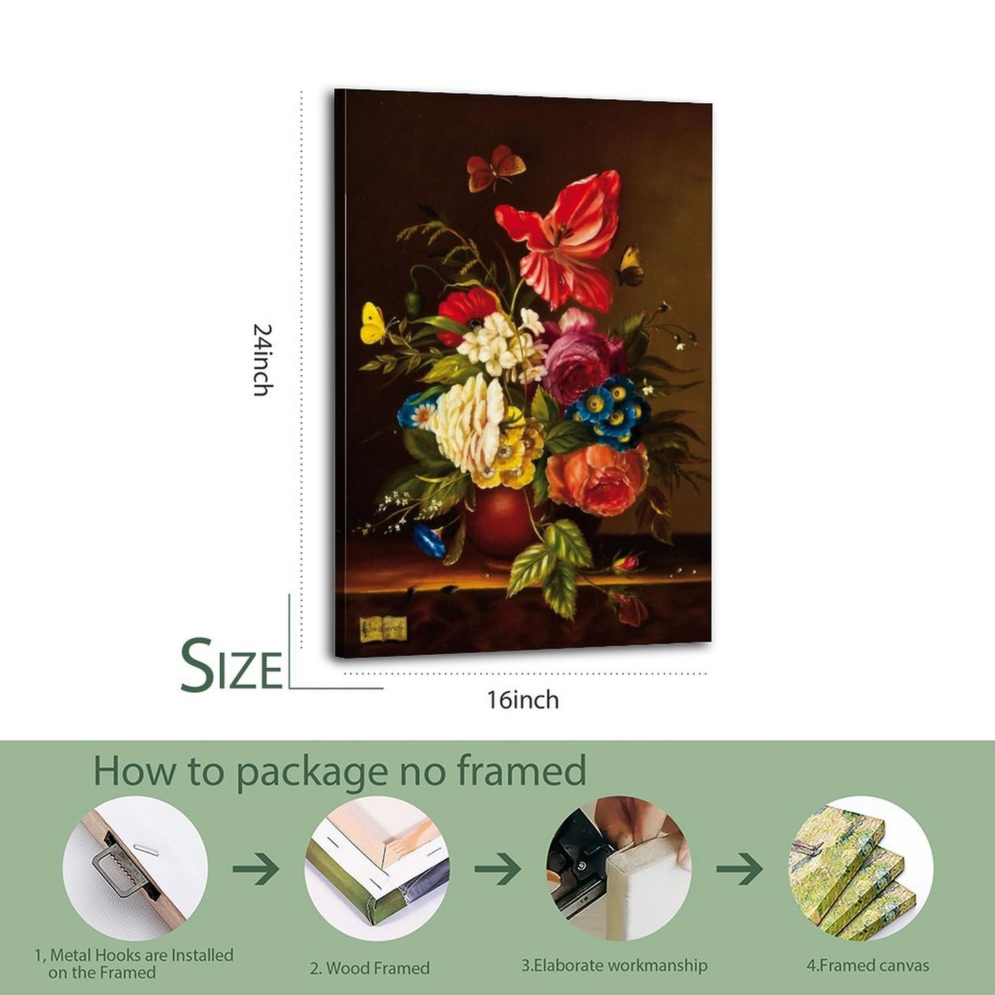 Colorful Bloom Wall Art for Bedroom or Office 28