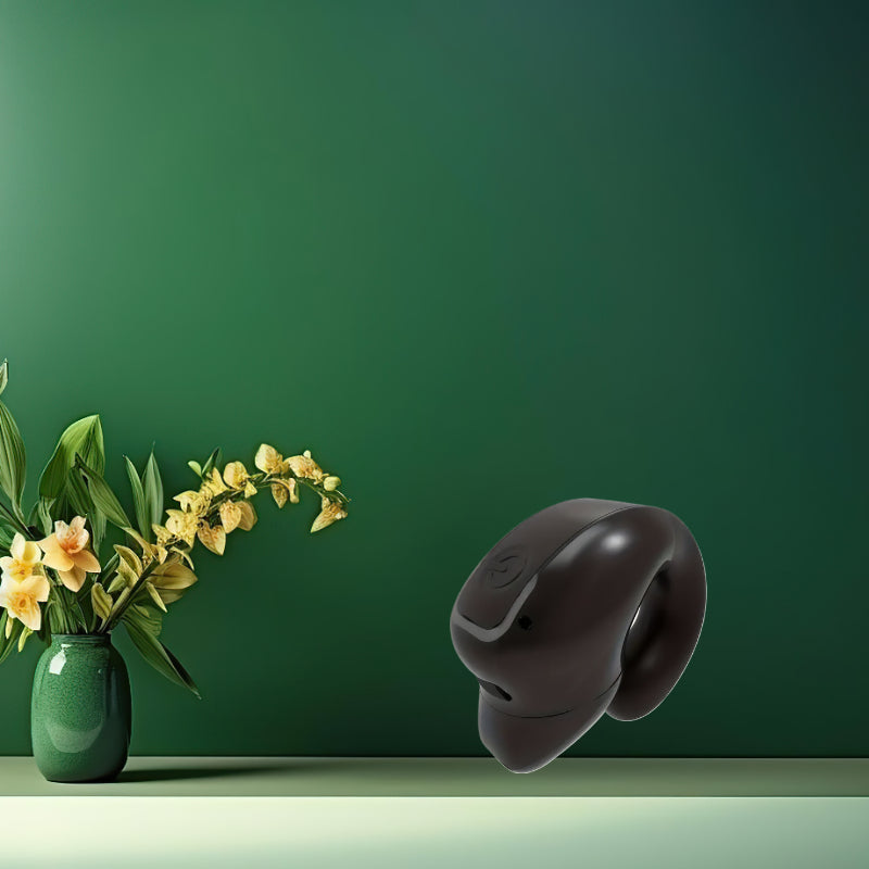 Wireless Bone Conduction Open Ear Clip Earbuds for Sports Running Cycling with Noise Cancelling Openear Design High Quality Sound Secure Fit