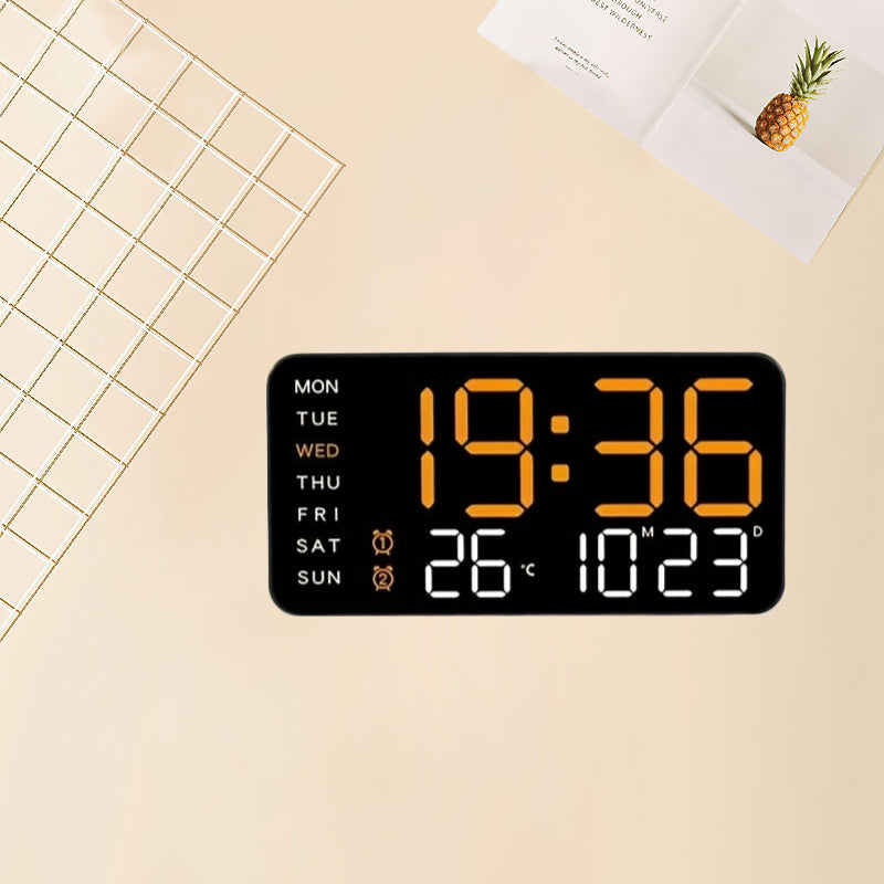 Smart Digital Clock with Voice Control Temperature Date Week Display Dual Alarm Sleep Tracker 12/24-Hour Format Brightness Adjustment