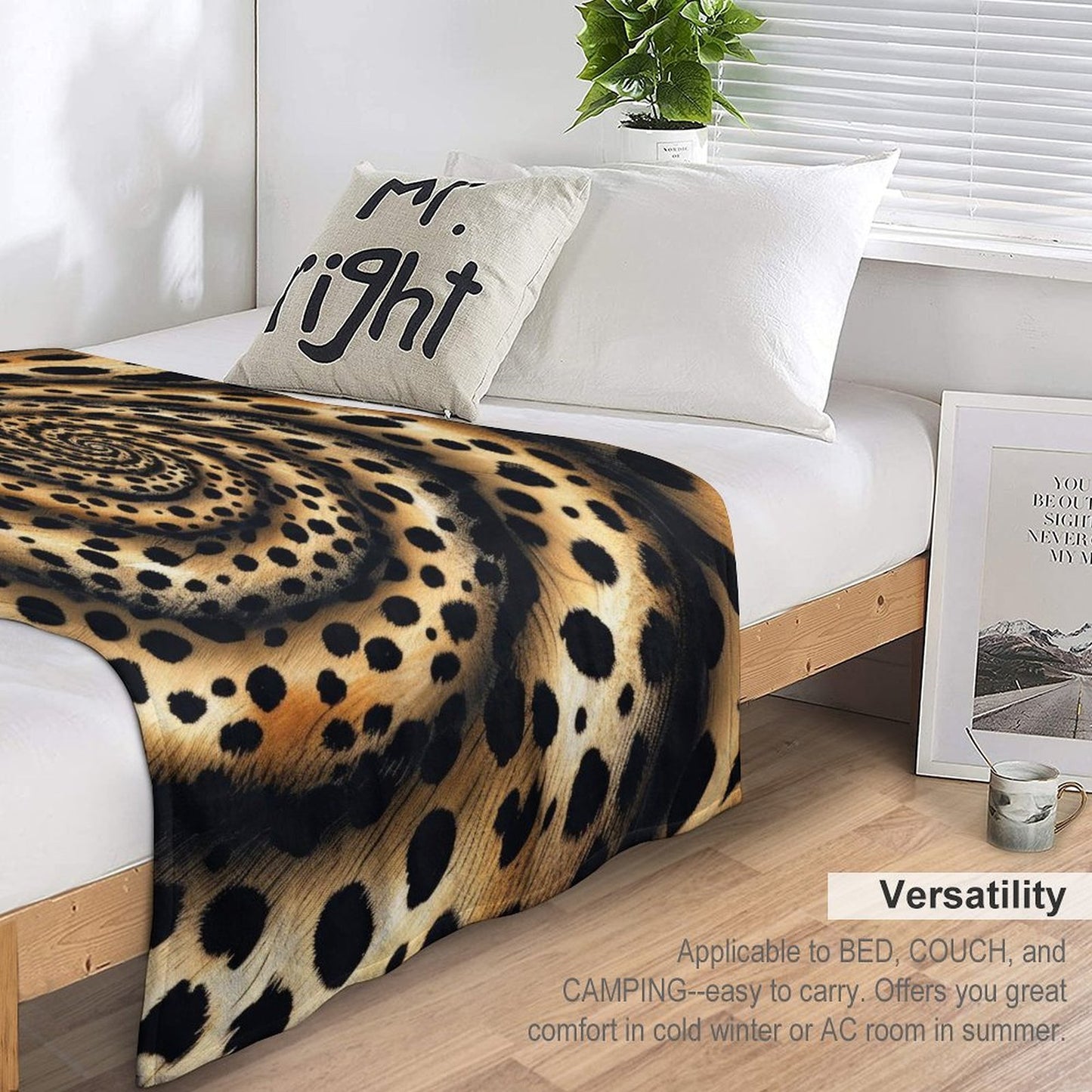 Anti-Pilling Plush Flannel Blanket Modern Style