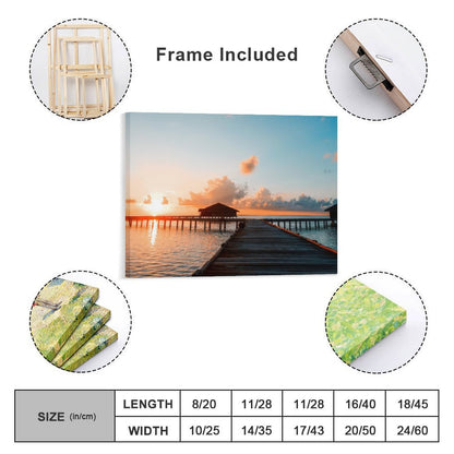 Framed Canvas Art for Kitchen, Bar, and Restaurant