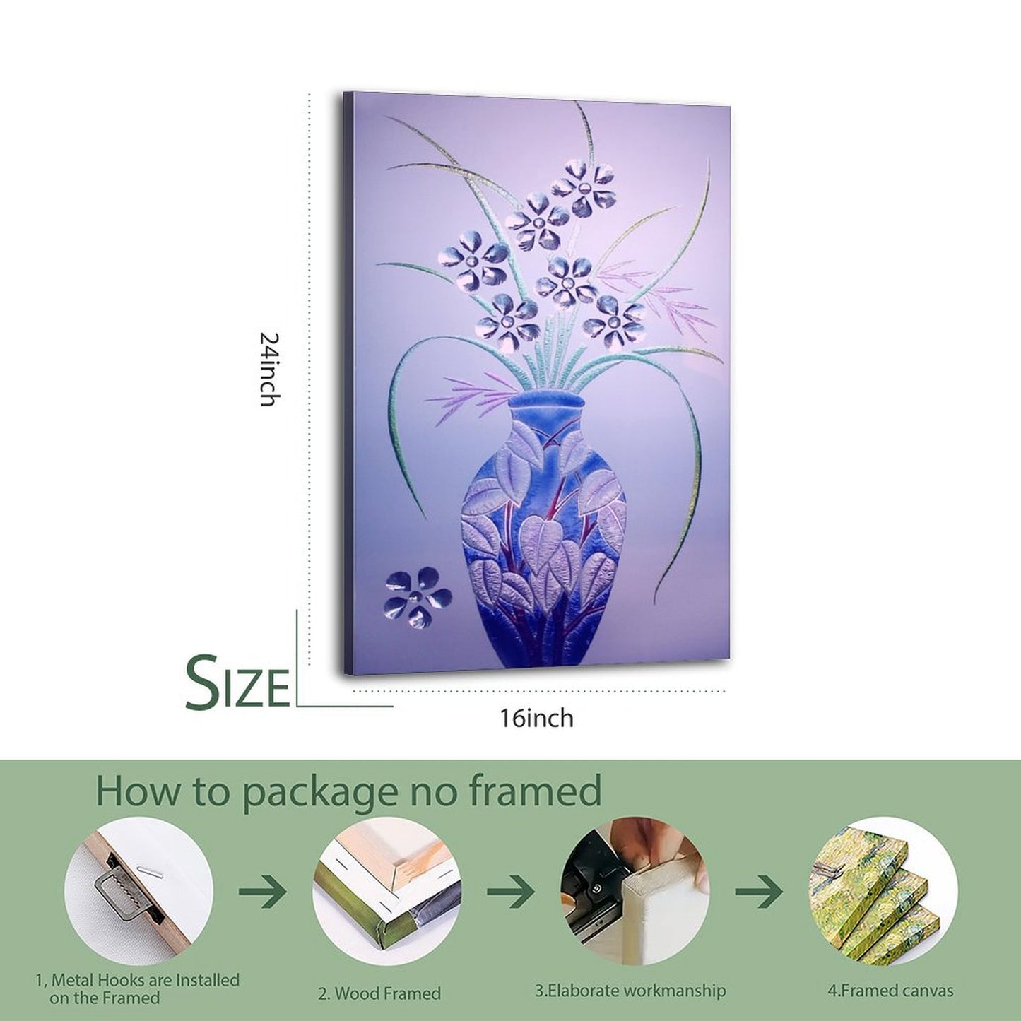 Stylish Floral Art Print for Office and Hotel 25