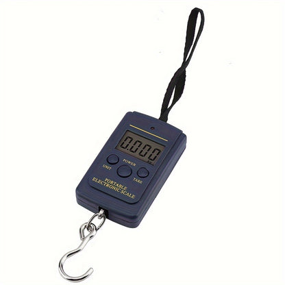 Portable 50kg Handheld Electronic Scale High Accuracy for Luggage Fish Travel Compact Design with Lanyard Hook Battery Powered Durable for Home Outdoor Use