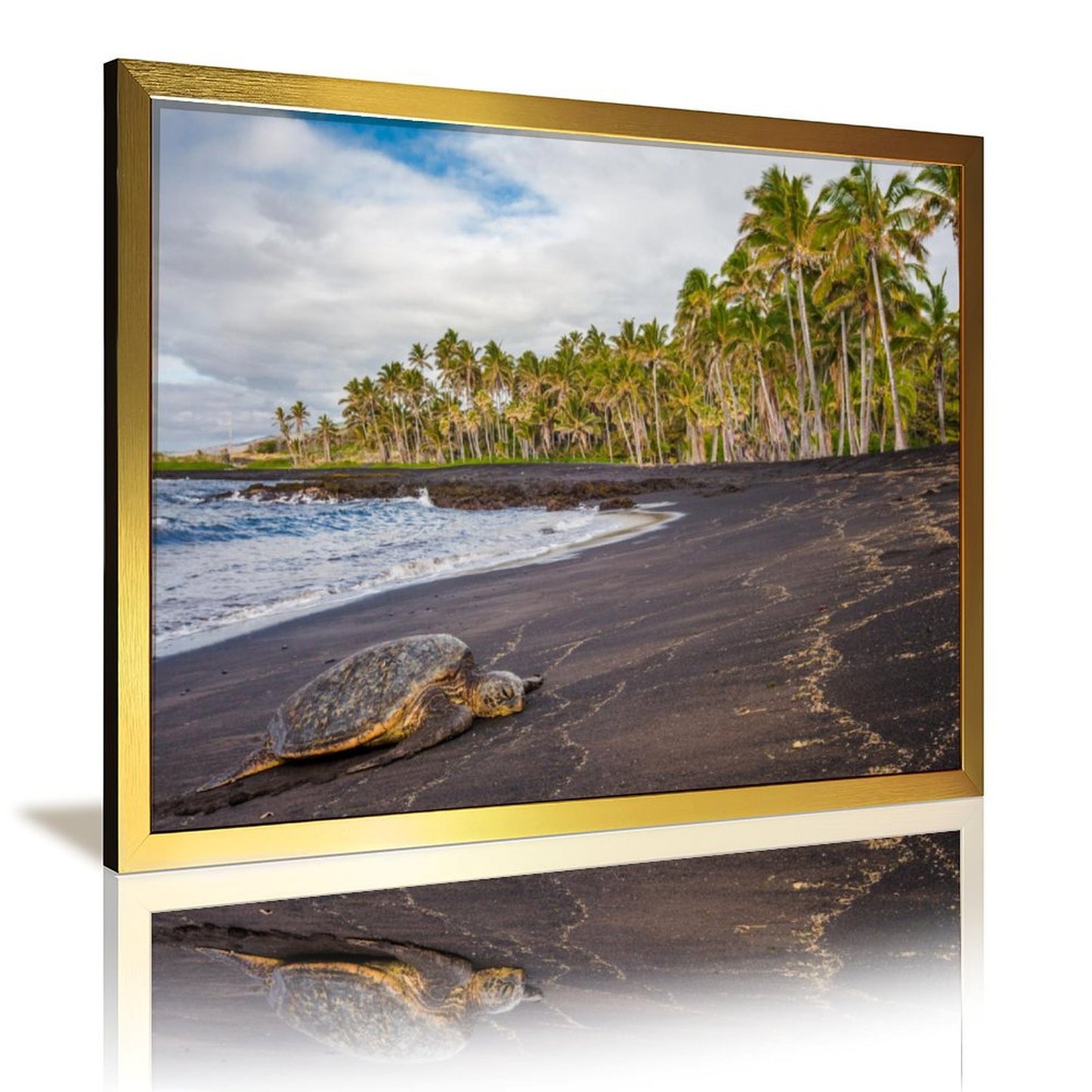 Tropical Beach Turtle Canvas Painting Wall Decoration-27