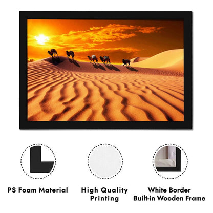 Wildlife Camel Canvas Painting Nature Wall Decoration-02