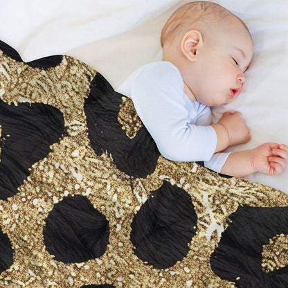 Elegant Leopard Pattern Flannel Blanket Cozy