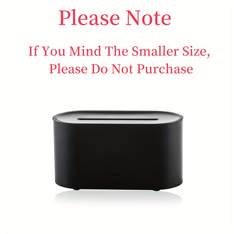 Flame Design USB Humidifier with Environment Light Aromatic Diffuser for Bedroom Office