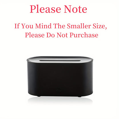 Flame Design USB Humidifier with Environment Light Aromatic Diffuser for Bedroom Office