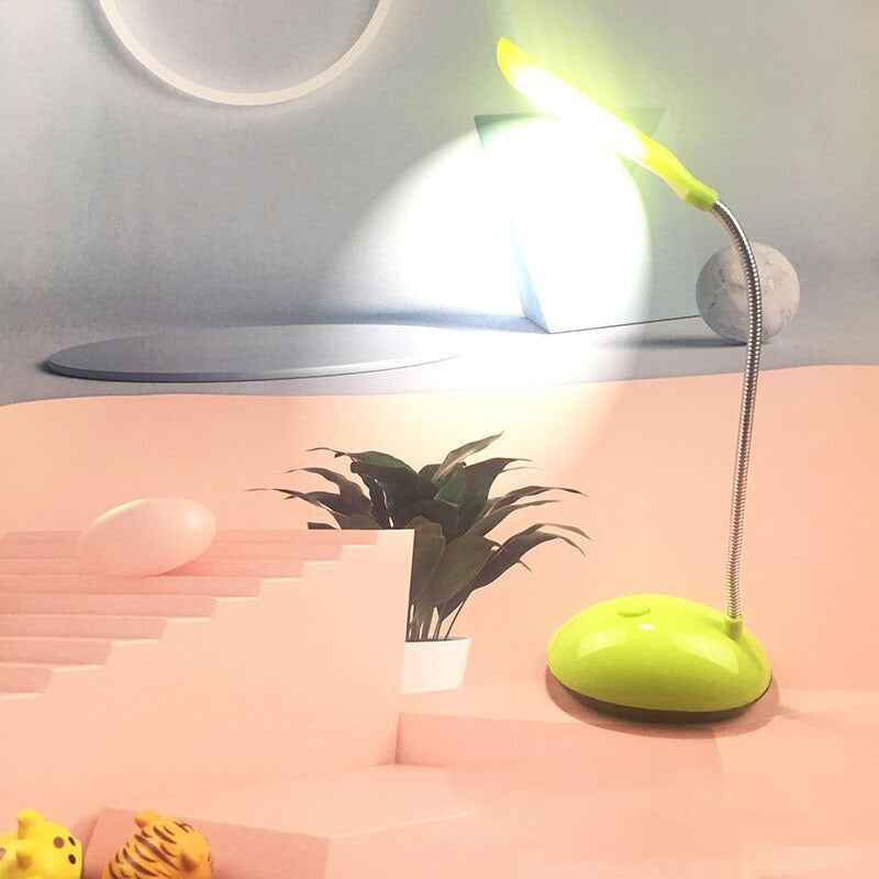 Battery-Powered 4-Color Foldable LED Desk Lamp Adjustable Angle Dimmable Brightness No Plug Needed Ergonomic Design Ideal for Reading Writing Home Office Students Professionals