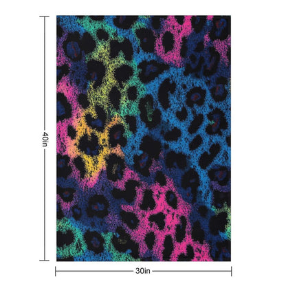 Cozy Anti-Pilling Blanket Artistic Leopard Design