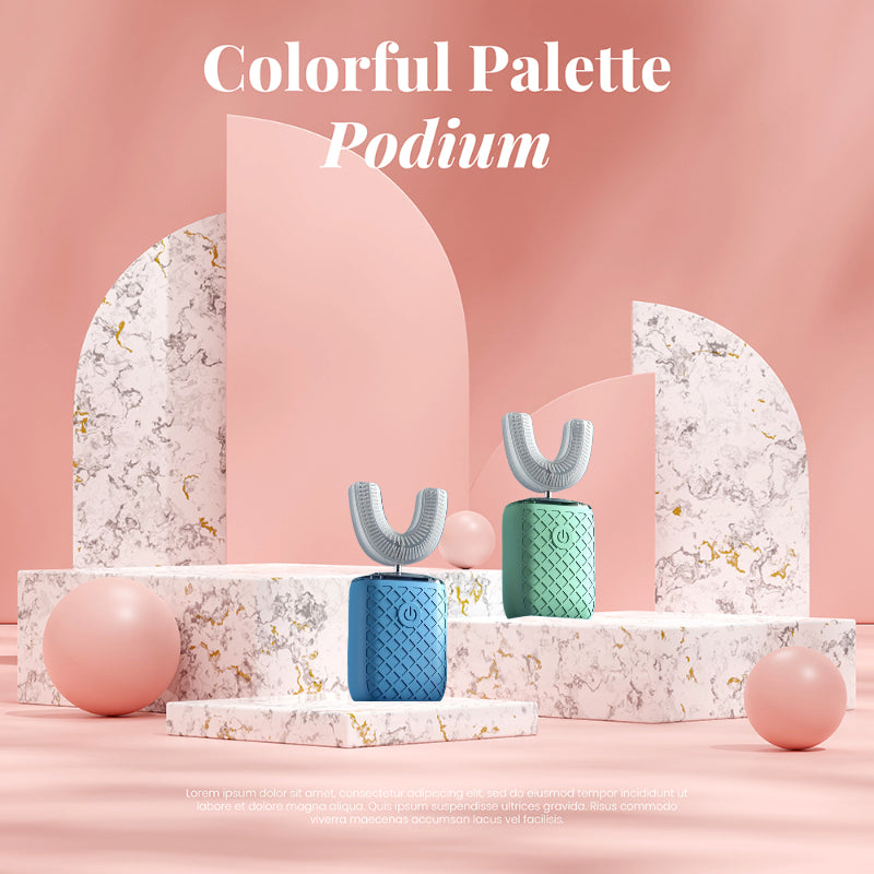 Smart Electric Toothbrush Effective Teeth Cleaning Soft Silicone Bristles Travel Friendly Perfect Gift for Family Friends Valentine's Day Father's Day