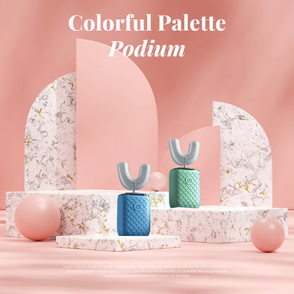 Smart Electric Toothbrush Effective Teeth Cleaning Soft Silicone Bristles Travel Friendly Perfect Gift for Family Friends Valentine's Day Father's Day