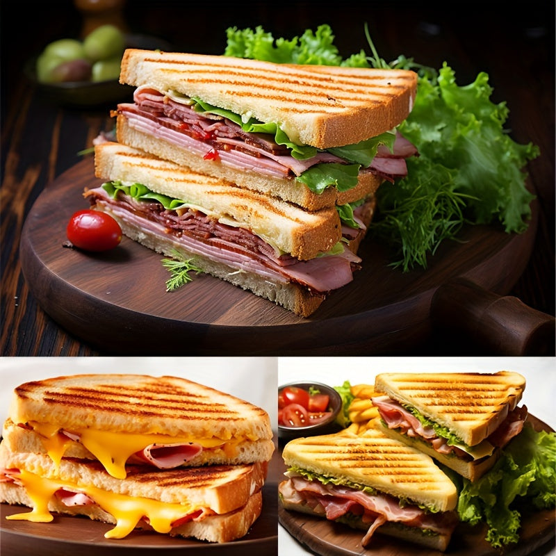 Universal Microwave Sandwich Maker Non Stick Baking Tray Bake Crispy Bread No Oven Required Also For Pork Ribs Chicken Wings Steaks Sausages Fish Steaks