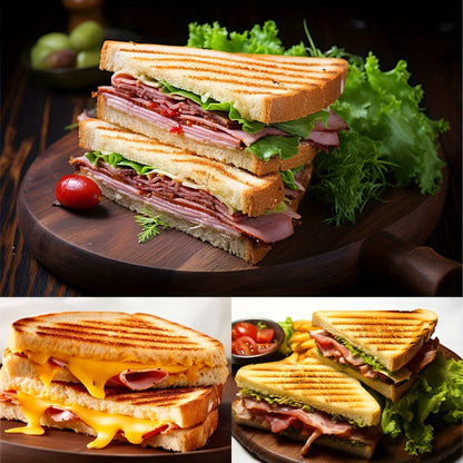 Universal Microwave Sandwich Maker Non Stick Baking Tray Bake Crispy Bread No Oven Required Also For Pork Ribs Chicken Wings Steaks Sausages Fish Steaks