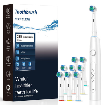 Intelligent Rechargeable Electric Toothbrush Fully Automatic Deep Cleaning Soft Bristles for Adults Dental Care Men Women