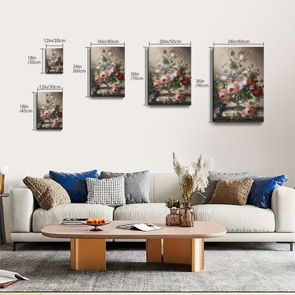 Contemporary Flower Canvas Picture Frame Art 27