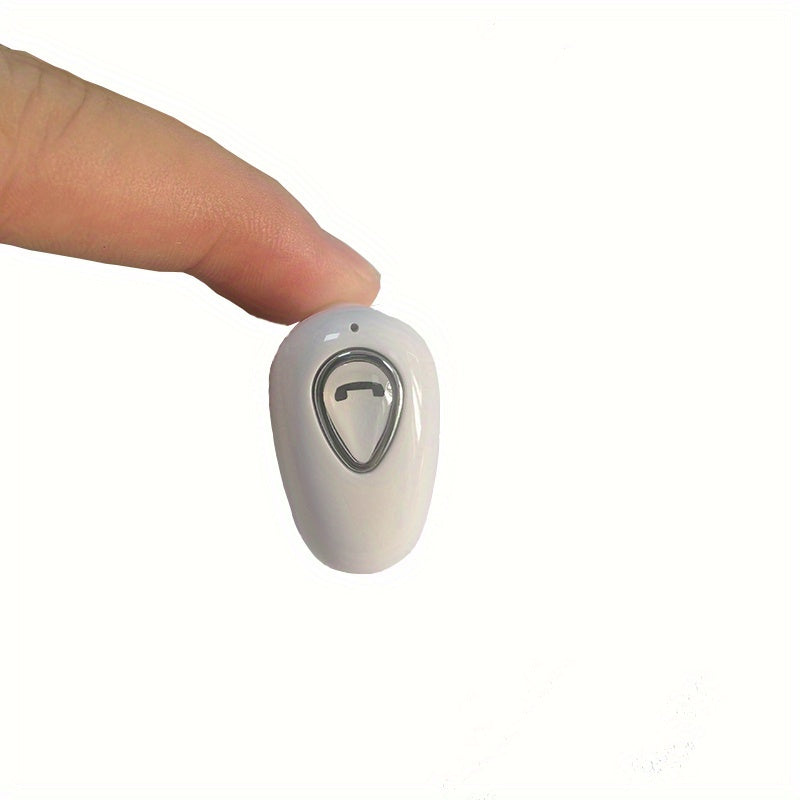 Invisible Wireless Earbuds Mini Stereo Headphones with Mic 1pc In Ear Sports Earphone for Workout Travel