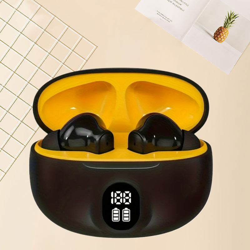 Advanced 2025 Wireless Earbuds LED Display Hi-Fi Sound Sweatproof Design for Sports Music Gaming In-Ear Fast Charging Technology