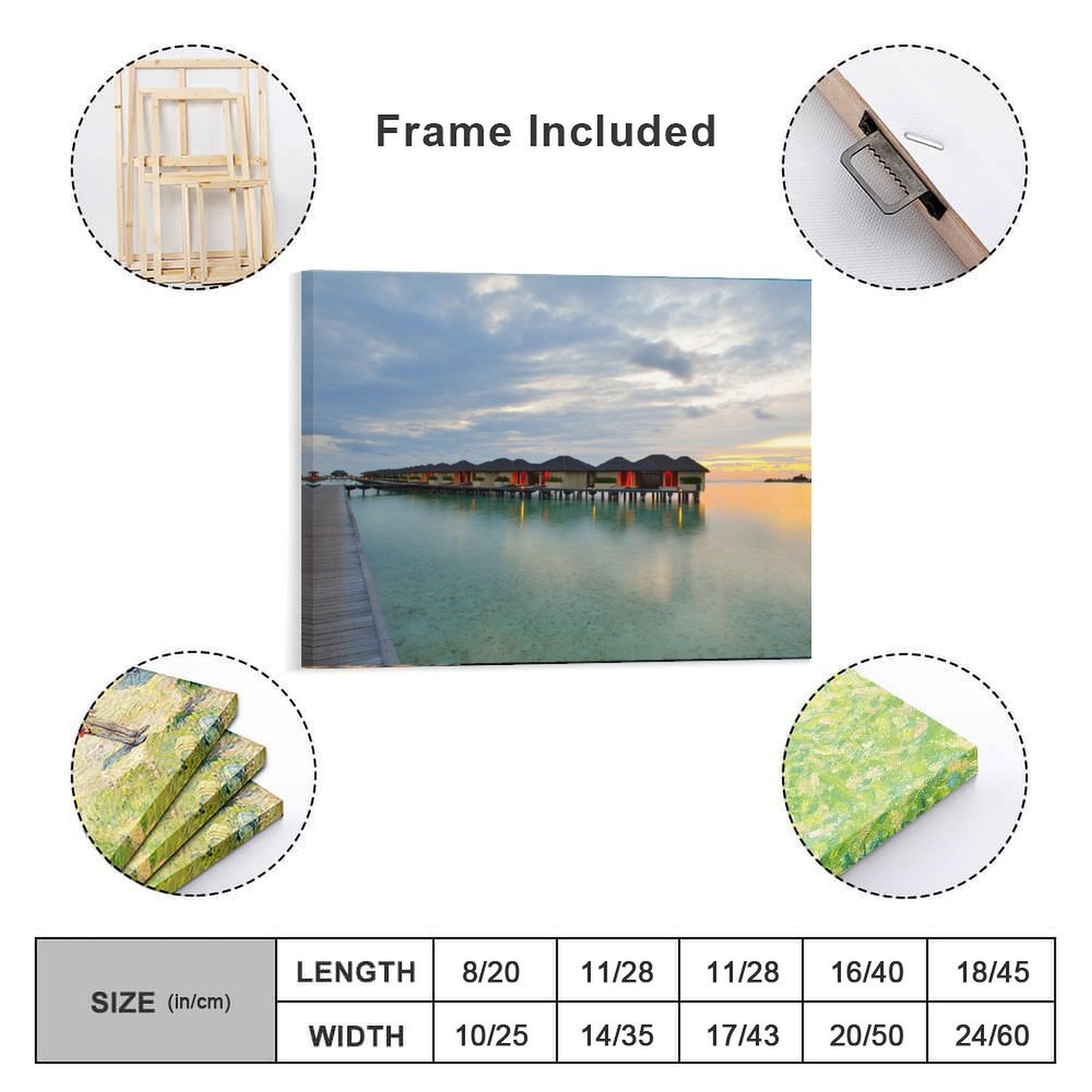 Fashion Canvas Prints for Living Room & Bedroom Wall