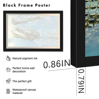 Wild Crocodile Canvas Painting for Living Room Decor-46