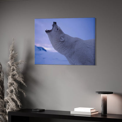 Arctic Majesty Polar Bear Canvas Wall Art-017