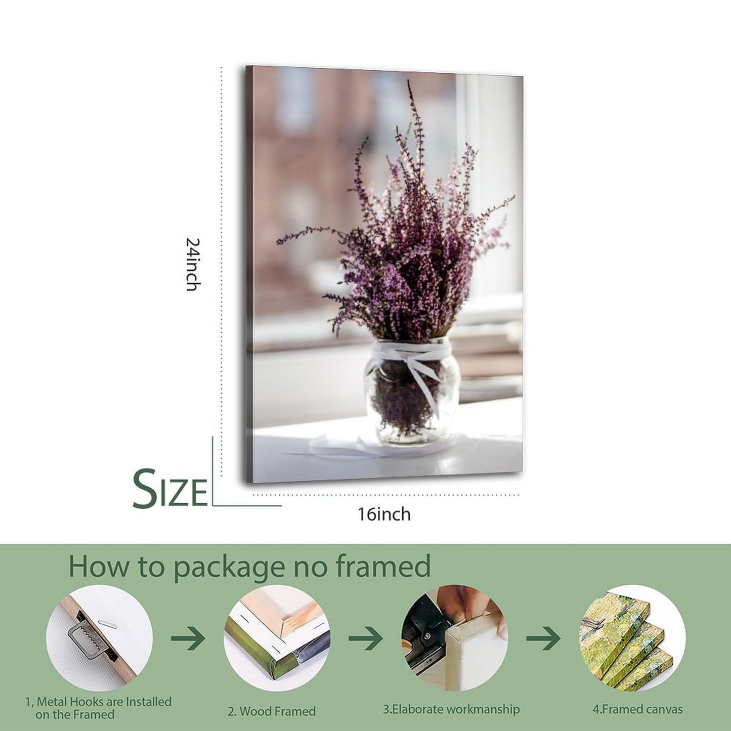 Stylish Floral Art Print for Office and Hotel 22