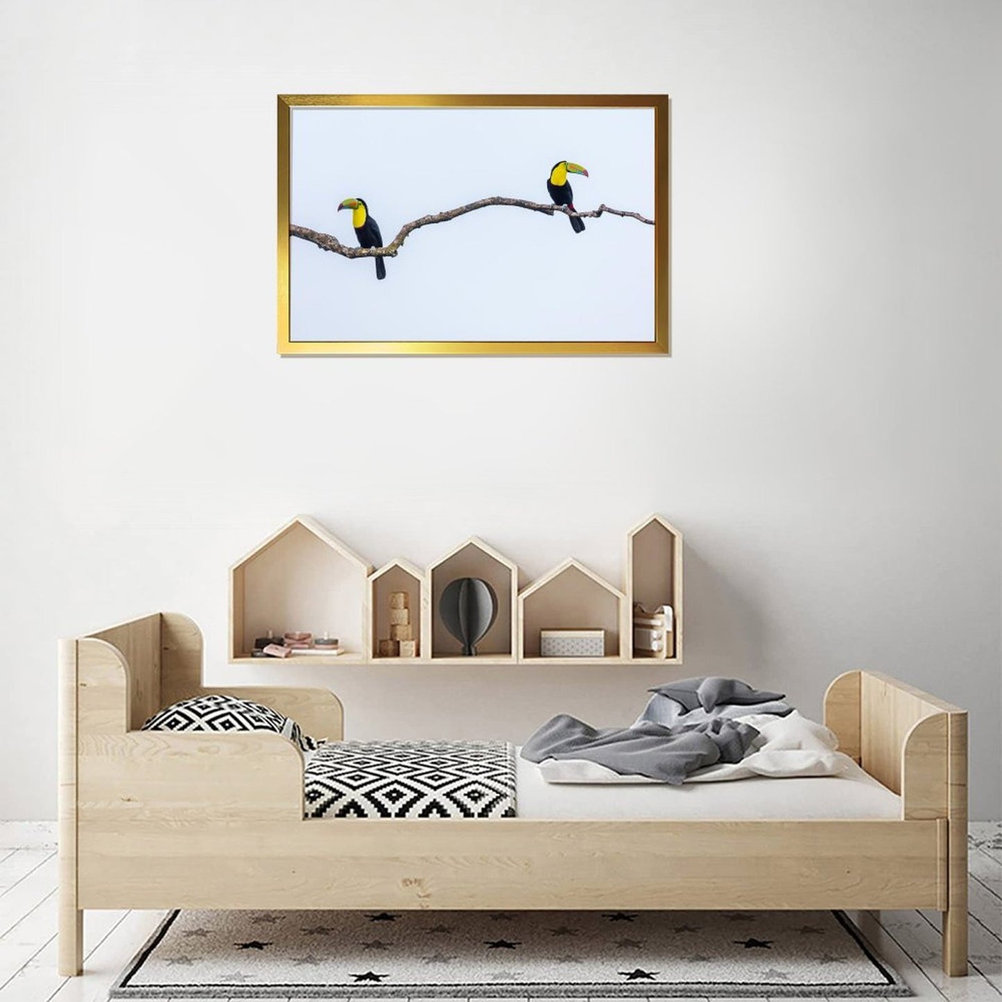 Tropical Toucan Duo Wall Art – Modern Nature Photography Print-13