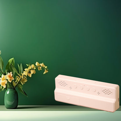 2 Inch LED Digital Clock with Adjustable Brightness Modern Design for Home Office Decor Black White Display