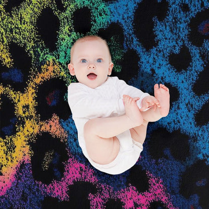 Cozy Anti-Pilling Blanket Artistic Leopard Design