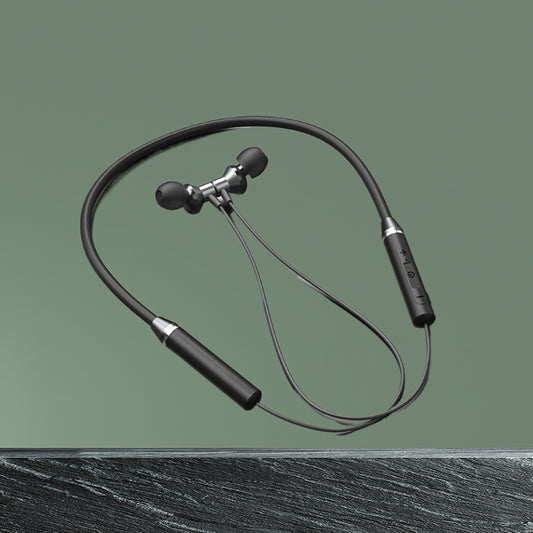 Wireless Neckband Headphones BOATS E05 with 360° Panoramic Sound Bluetooth 5.0 Closed-Ear Design Sweatproof for Sports Workout Running