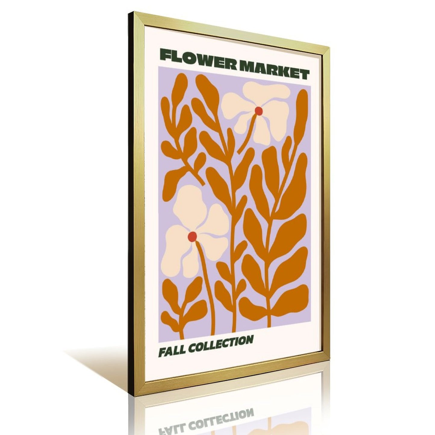 Flower Market Art Print, Retro Fall Botanical Wall Decor-2