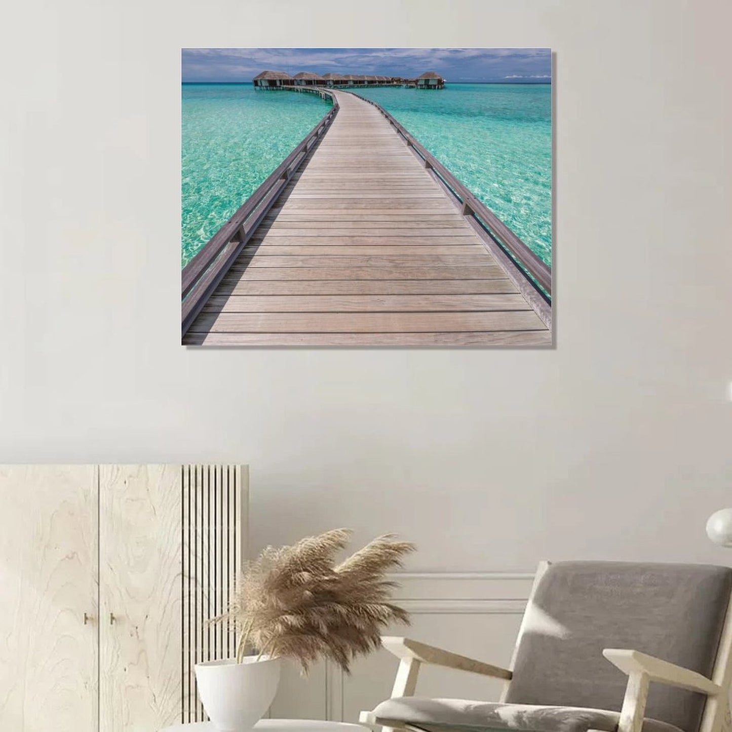 Complete Set Framed Canvas, Includes Hanging Hardware