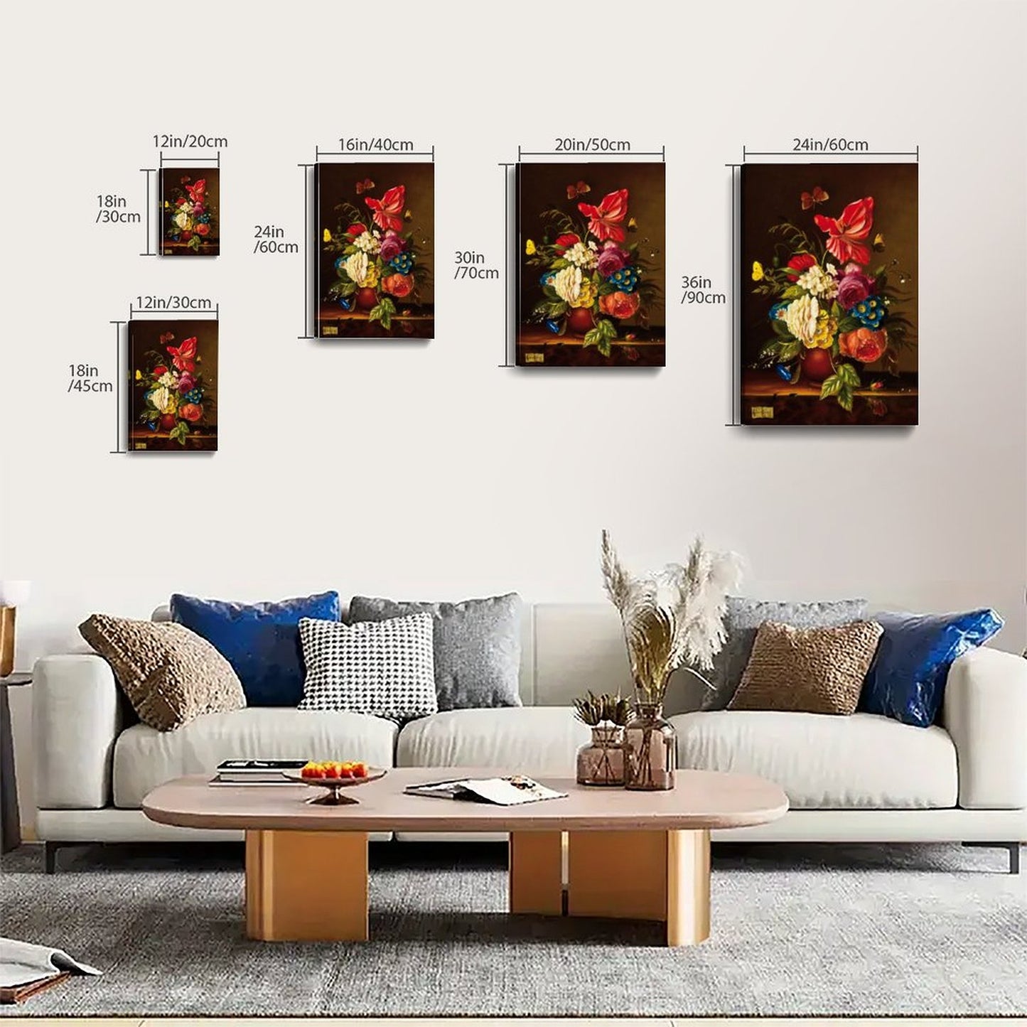 Colorful Bloom Wall Art for Bedroom or Office 28