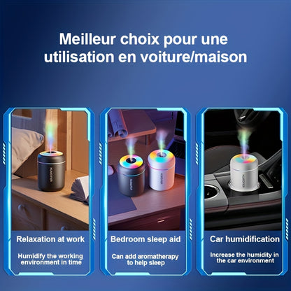 Cold Mist Aromatherapy Diffuser Humidifier with Night Light by YAIAWISU Alcohol Free USB Powered Ideal for Home Office Plant Care