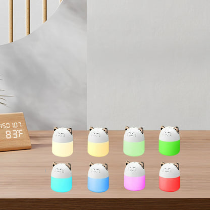 Portable Car Humidifier Smart Electric Air Humidifier with Fragrance Oil Diffuser USB Cold Mist Sprayer and Night Light