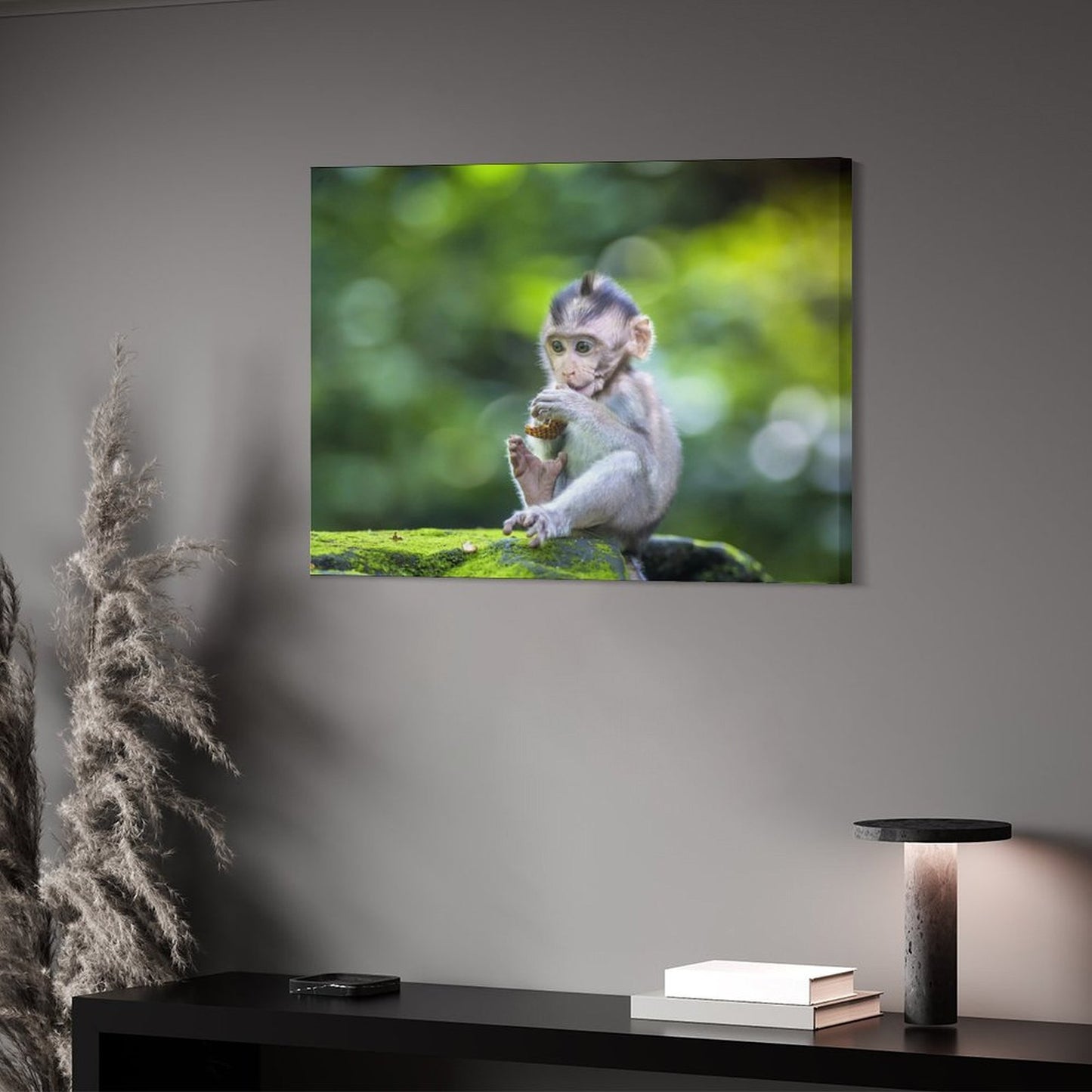 Wildlife Lemur Wall Picture Canvas Framed Artwork-06