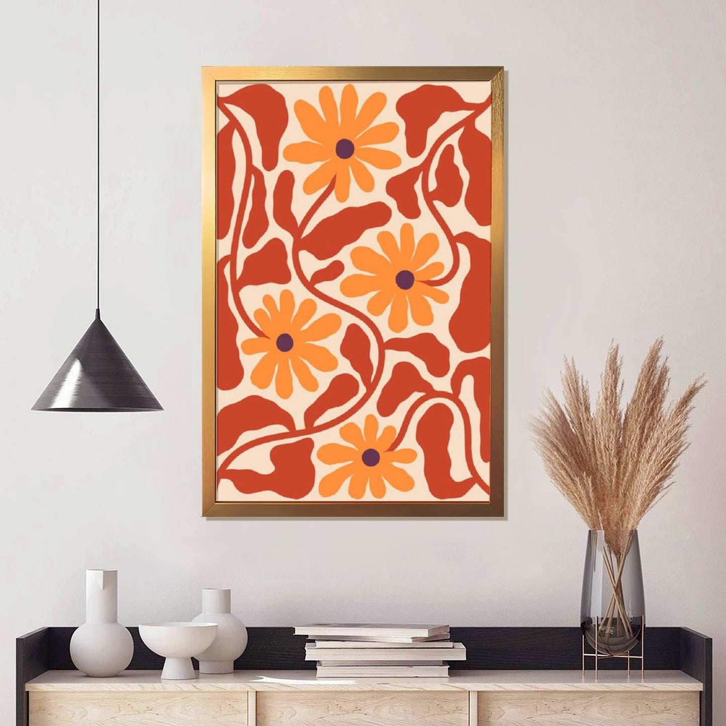 Abstract canvas art mural by Zou Ju- 18