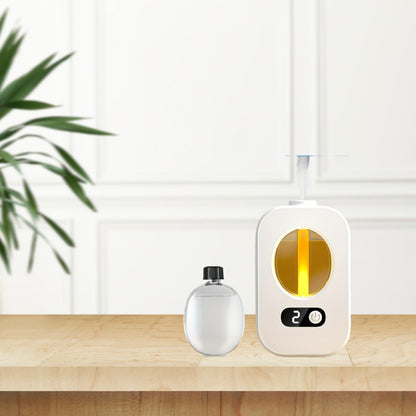 6pcs Essential Oil Diffuser Set with Lavender Lemon Oils 4-Speed Mist Timer Night Light for Home Office Quiet Operation <25dB Holiday Packaging