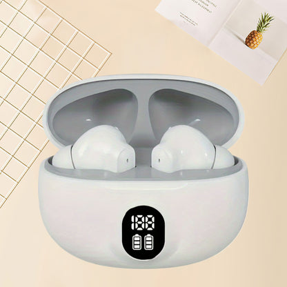 Advanced 2025 Wireless Earbuds LED Display Hi-Fi Sound Sweatproof Design for Sports Music Gaming In-Ear Fast Charging Technology