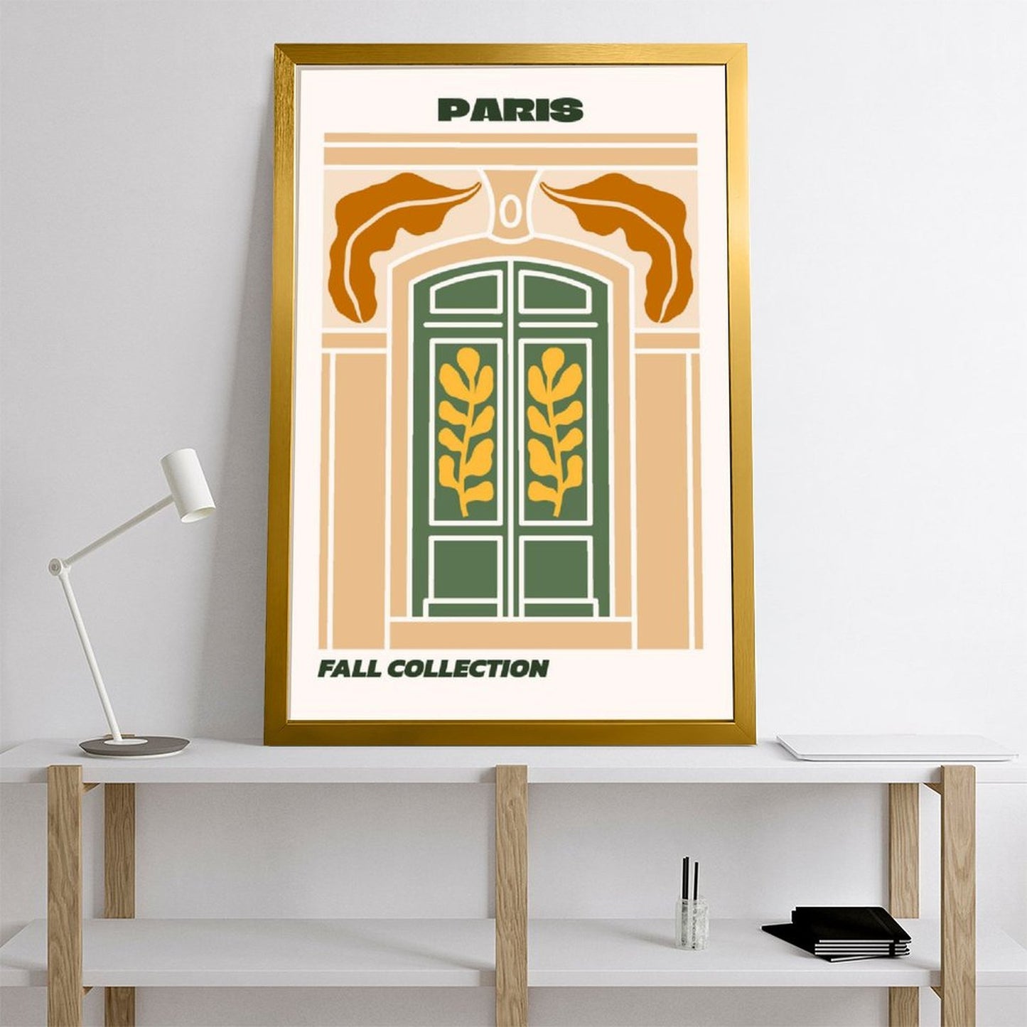 Paris Door Art Print – Fall Collection Modern Wall Decor- 6